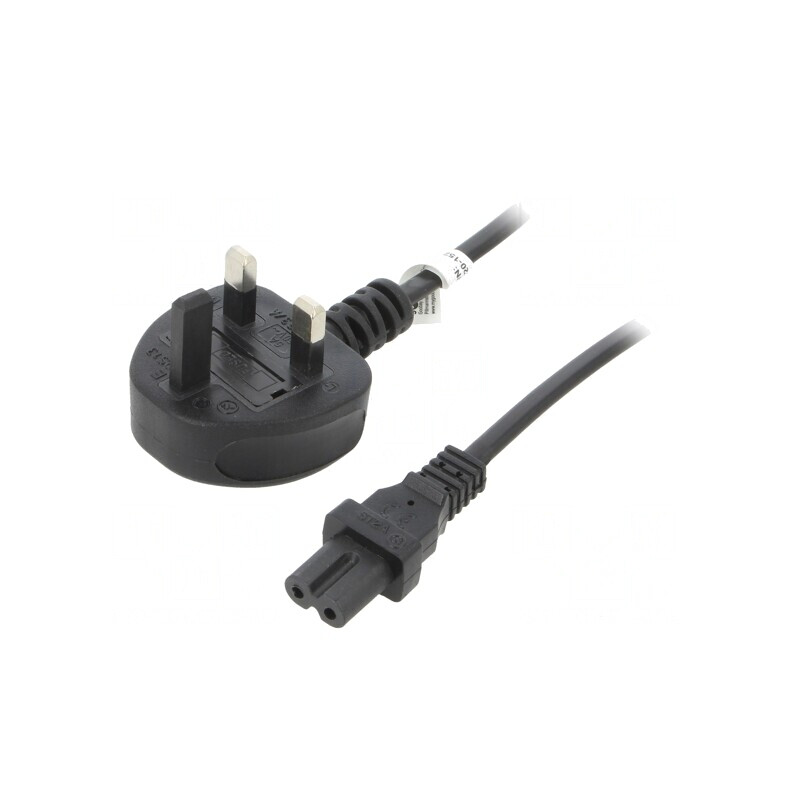 Cablu Alimentare 1,5m Negru 2,5A 250V | Electronic-mag.ro | Componente Electronice