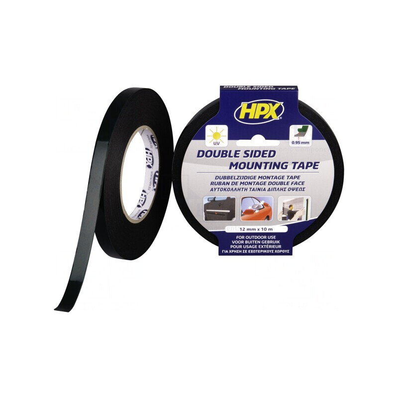 Bandă dublă adezivă acrilică neagră 12mm x 10m | Electronic-mag.ro | Componente Electronice Bandă dublă adezivă acrilică neagră 12mm x 10m | Electronic-mag.ro | Componente Electronice