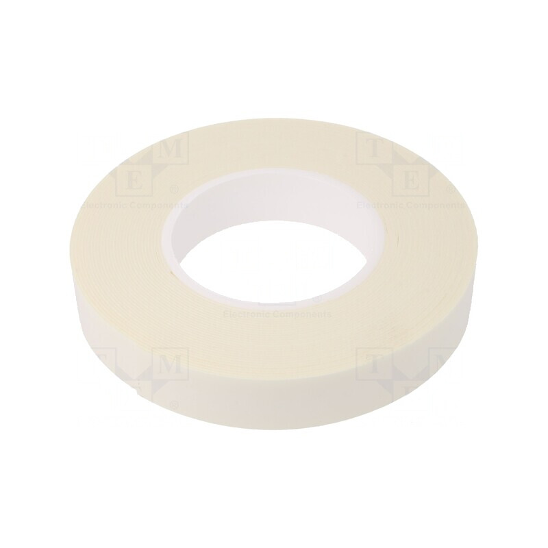 Bandă Dublu Adezivă Albă 25mm x 11m | Electronic-mag.ro | Componente Electronice
