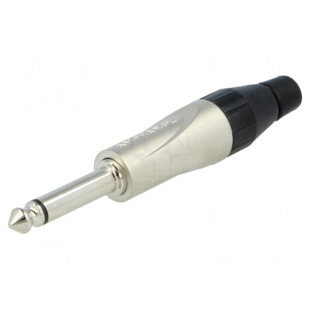 Mufă Jack 6.3mm Mono pe Cablu Gri | Electronic-mag.ro | Componente Electronice