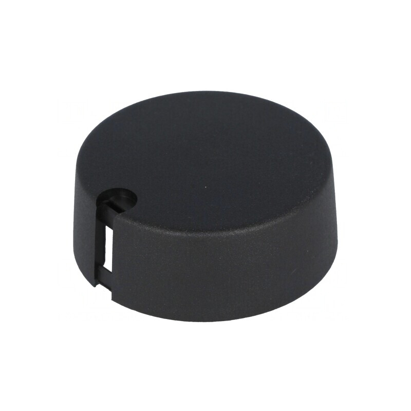 Buton rotativ plastic negru 6mm 40x16mm | Electronic-mag.ro | Componente Electronice