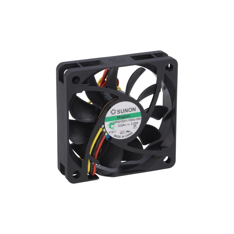 Ventilator axial DC 24V 60x60x15mm 44,85m3/h 34,2dBA | Electronic-mag.ro | Componente Electronice