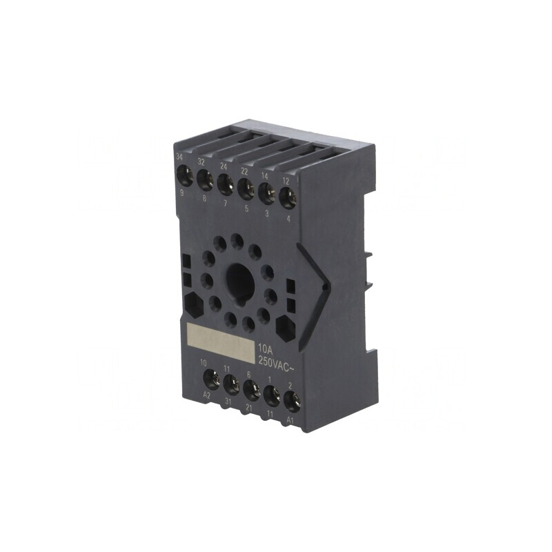Stativ pentru panou 10A 250VAC pentru șină DIN -40÷70°C | Electronic-mag.ro | Componente Electronice