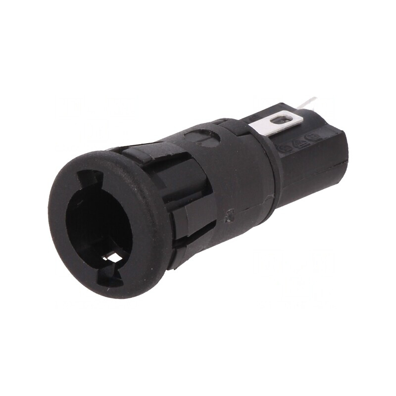 Clema Siguranțe 5x20mm 250V Panou Neagră | Electronic-mag.ro | Componente Electronice
