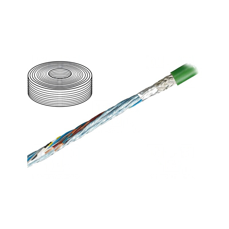 Cablu de testare hibrid verde chainflex CF884 | Electronic-mag.ro | Componente Electronice