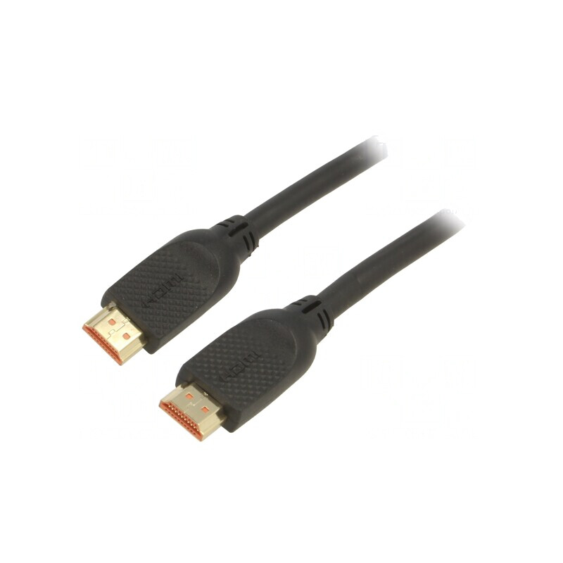 Cablu HDMI 2.0 3m Negru PVC | Electronic-mag.ro | Componente Electronice