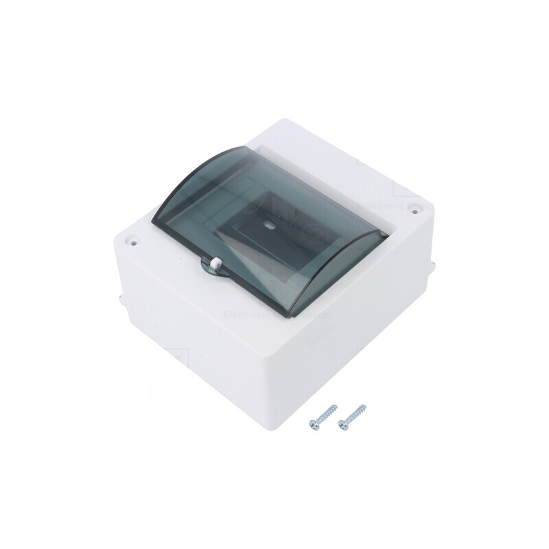 Carcasă albă pentru aparatură modulară IP20 400V 5 module | Electronic-mag.ro | Componente Electronice