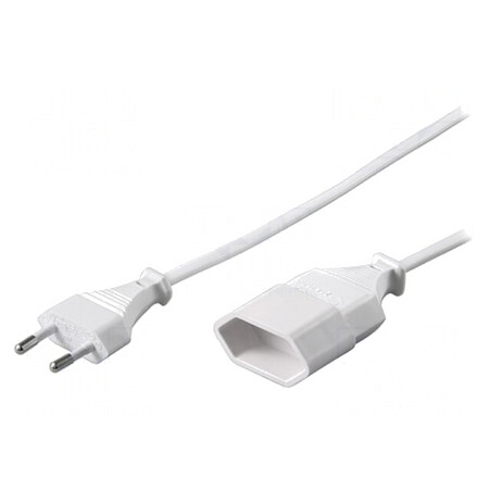 Prelungitor Alb 2m 1 Priză 2,5A | Electronic-mag.ro | Componente Electronice
