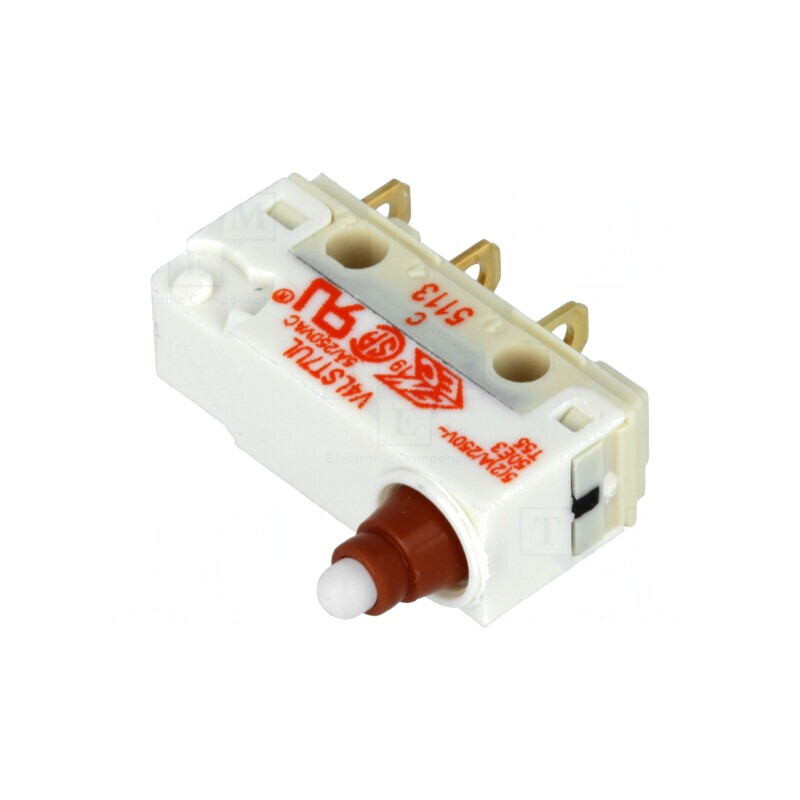 Microîntrerupător SNAP ACTION 5A 250VAC SPDT | Electronic-mag.ro | Componente Electronice
