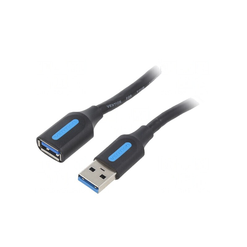 Cablu USB 3.0 USB A-A 3m Negru | Electronic-mag.ro | Componente Electronice