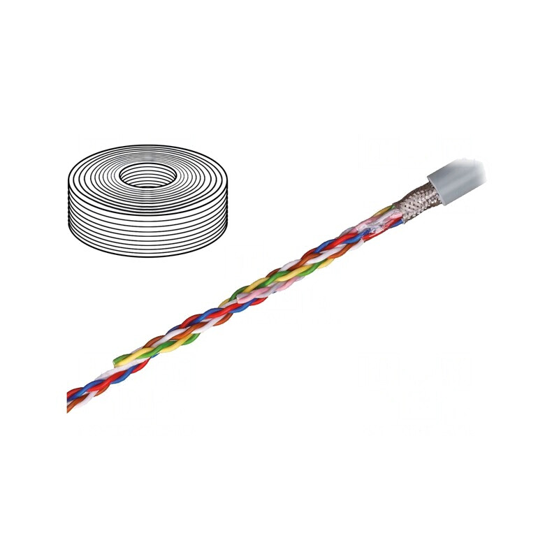 Cablu de date chainflex CF211 2x0,25mm² gri | Electronic-mag.ro | Componente Electronice