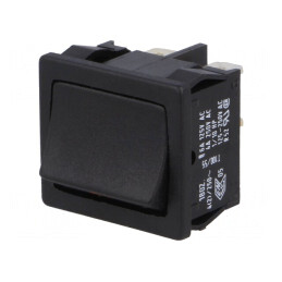 Comutator Basculant Negru DPST 4A 250V IP40 | Electronic-mag.ro | Componente Electronice
