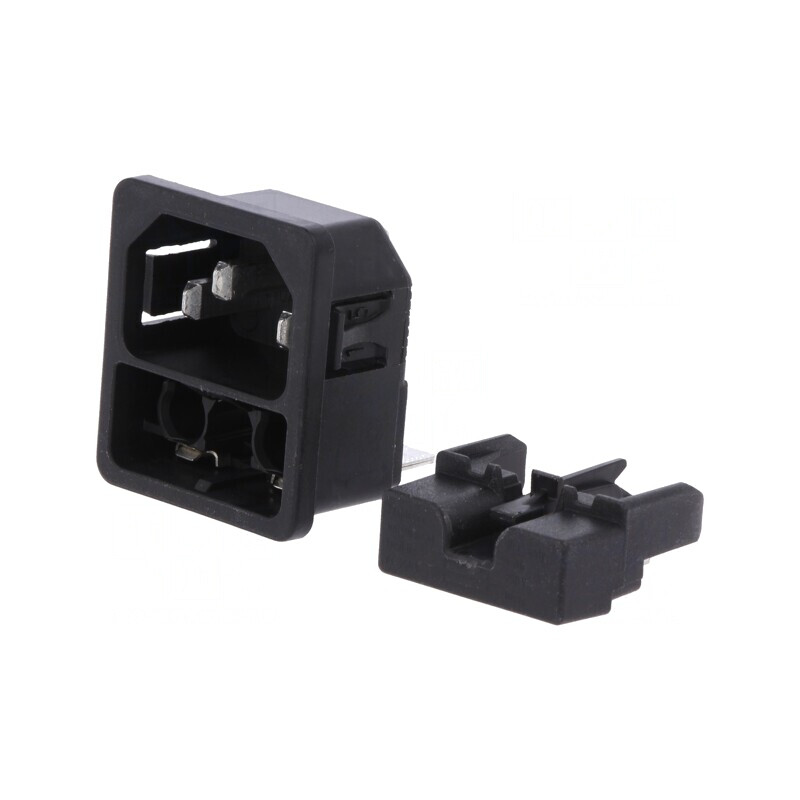 Conector Alimentare AC 10A 250V IEC 60320 | Electronic-mag.ro | Componente Electronice