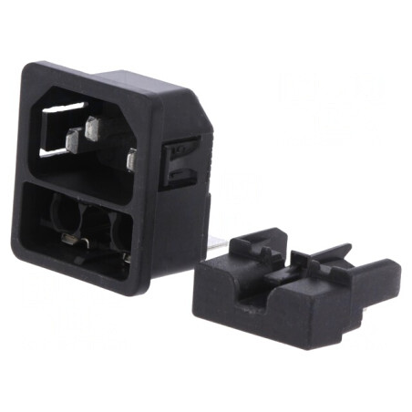 Conector Alimentare AC 10A 250V IEC 60320 | Electronic-mag.ro | Componente Electronice