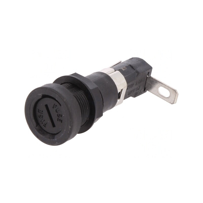 Clemă siguranțe cilindrice 5x20mm 16A 250V | Electronic-mag.ro | Componente Electronice
