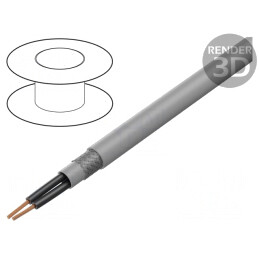 Cablu ÖLFLEX® CLASSIC 400 CP 2x1mm2 Gri 300V 500V | Electronic-mag.ro | Componente Electronice