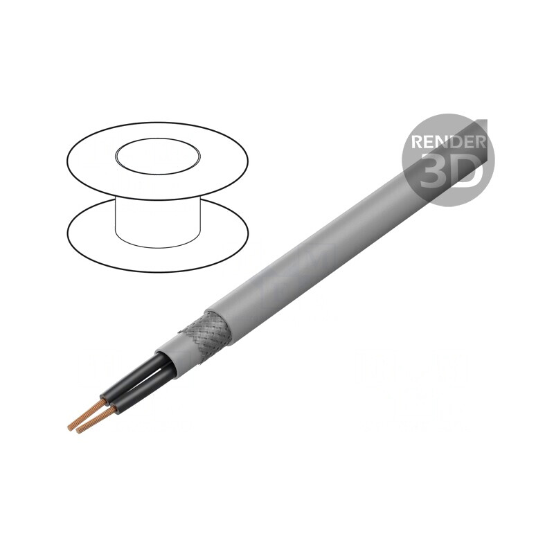 Cablu ÖLFLEX® CLASSIC 400 CP 2x1mm2 Gri 300V 500V | Electronic-mag.ro | Componente Electronice