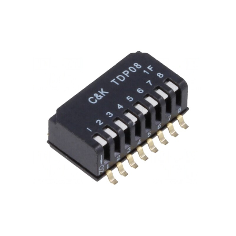 Comutator DIP-SWITCH 8 Secțiuni OFF-ON 24VDC | Electronic-mag.ro | Componente Electronice