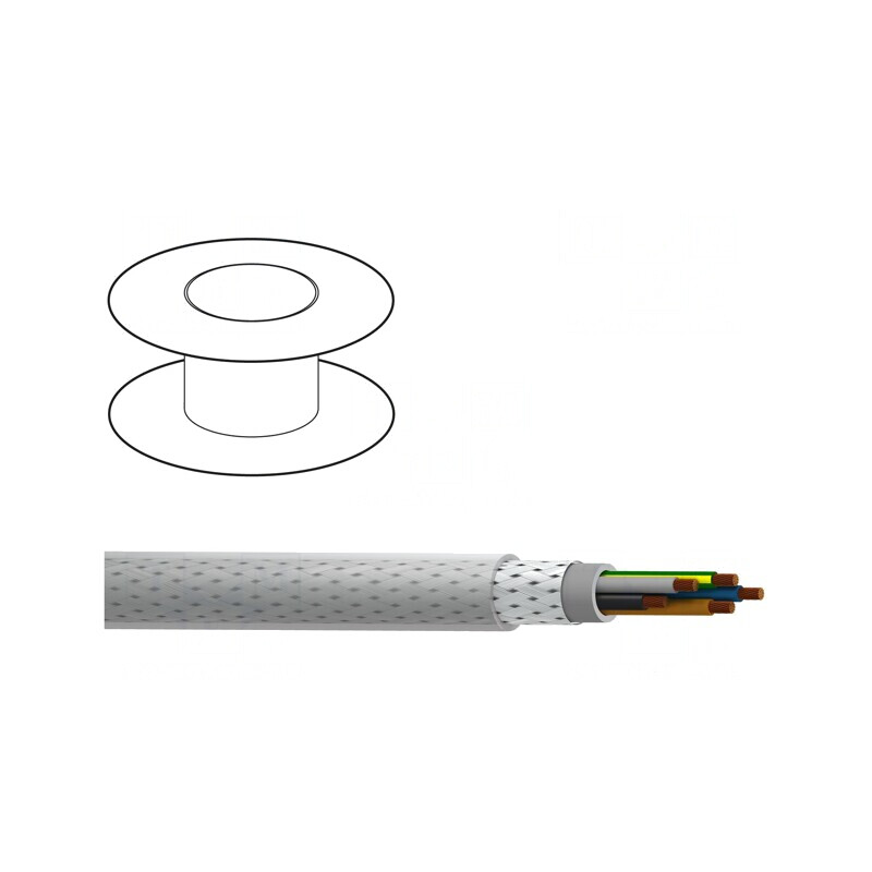 Cablu MACHFLEX 375SY 5G1,5mm2 PVC Transparent 100m | Electronic-mag.ro | Componente Electronice