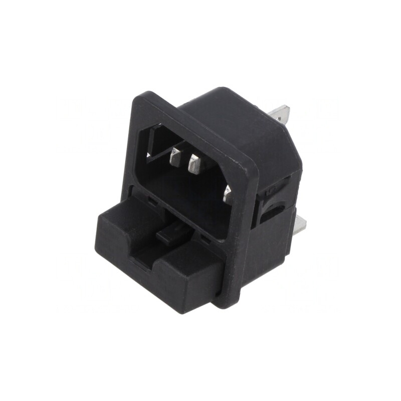 "Conector Alimentare AC IEC 60320 10A 250V" | Electronic-mag.ro | Componente Electronice