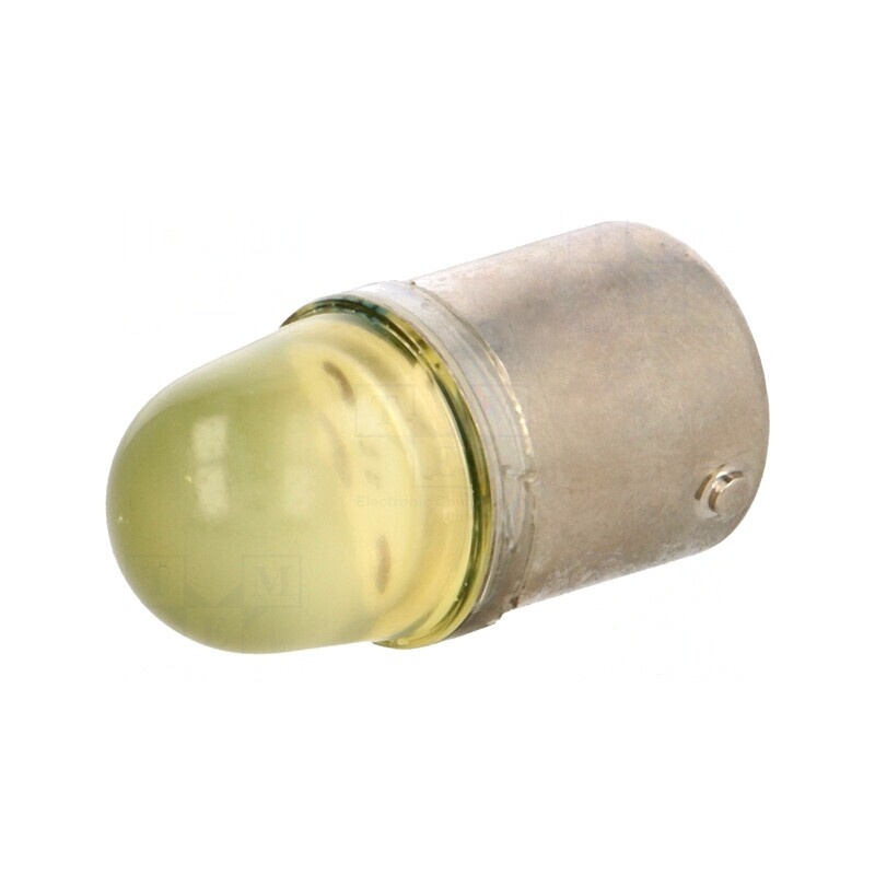 Lampă LED galbenă 24V BA15S | Electronic-mag.ro | Componente Electronice