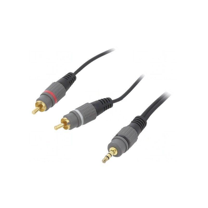 Cablu Audio Jack 3,5mm la RCA 2x 10m Aurit | Electronic-mag.ro | Componente Electronice