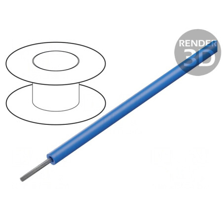Cablu Silivolt Silicon Albastru 1x2mm2 1,5kV | Electronic-mag.ro | Componente Electronice