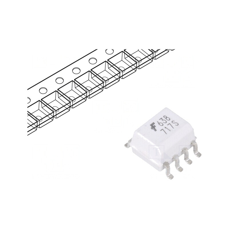 Optocuplor SMD 2 Canale 3,75kV 10Mbps SO8 | Electronic-mag.ro | Componente Electronice