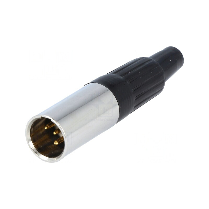Mufă XLR mini 4 pini tată pentru lipire pe cablu | Electronic-mag.ro | Componente Electronice Mufă XLR mini 4 pini tată pentru lipire pe cablu | Electronic-mag.ro | Componente Electronice