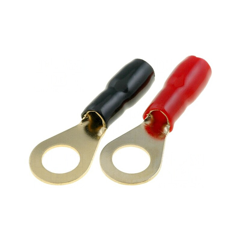 Terminal Inelar M8 10mm2 Aurit Izolat 20buc | Electronic-mag.ro | Componente Electronice