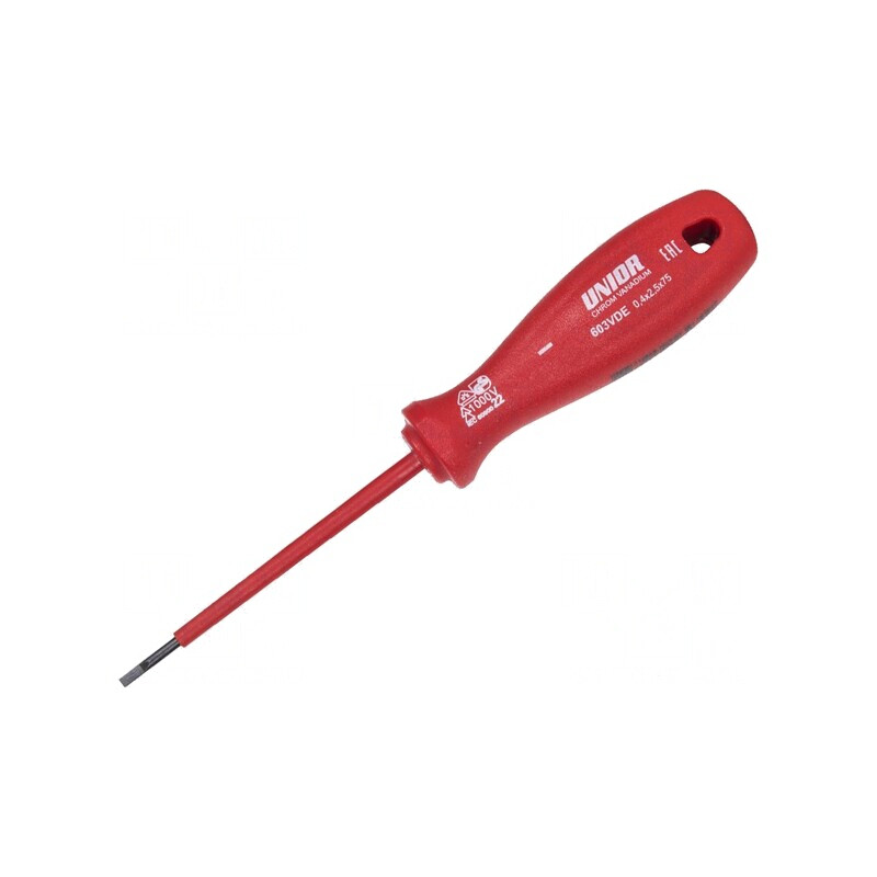 Şurubelniţă Izolată Plată 2,5x0,4mm 75mm 1kVAC | Electronic-mag.ro | Componente Electronice