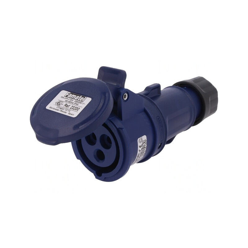 Conector Alimentare AC Trifazat Soclu Mamă 16A 380/415V | Electronic-mag.ro | Componente Electronice