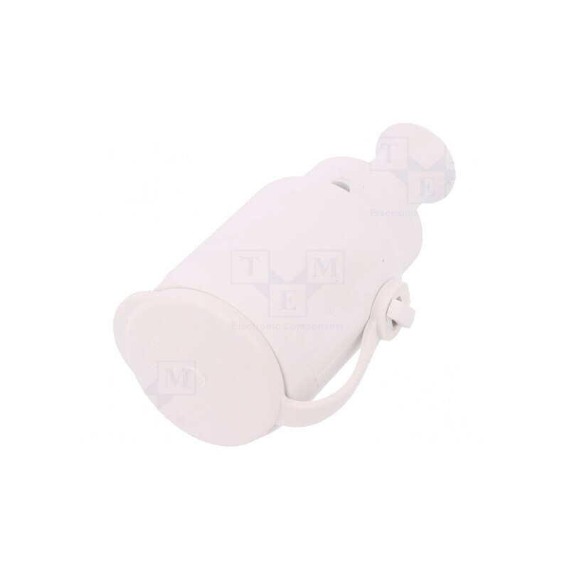 Conector Alimentare AC 250V 16A Alb IP44 | Electronic-mag.ro | Componente Electronice