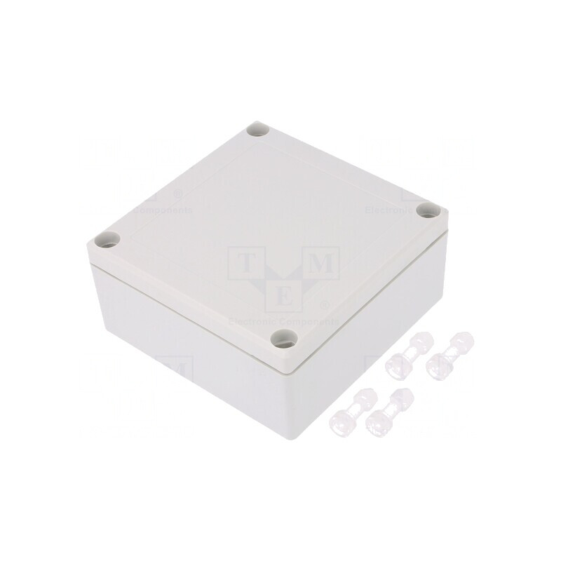 Carcasă universală ABS gri IP55 104x113x53mm | Electronic-mag.ro | Componente Electronice