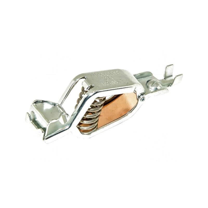 Bornă crocodil 50A 27mm cositorit | Electronic-mag.ro | Componente Electronice