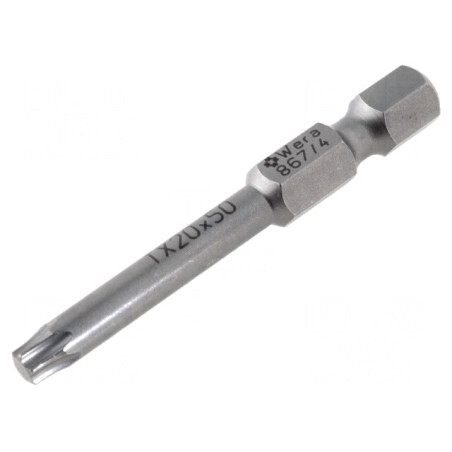 Capăt Șurubelniță Torx TX20 50mm | Electronic-mag.ro | Componente Electronice