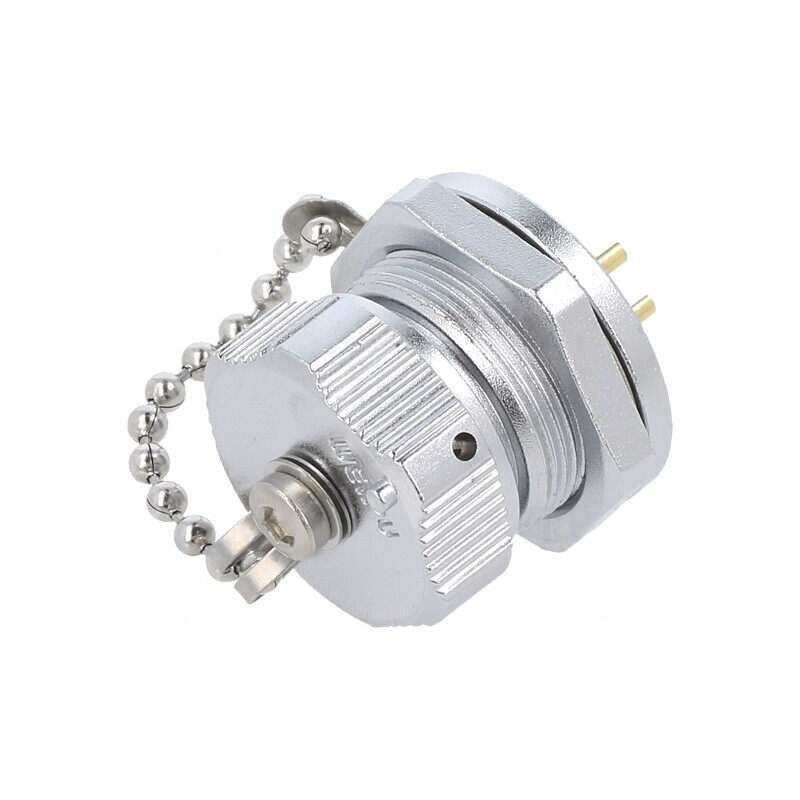 Soclu WY16 IP67 mamă 4 pini aurit 15A 500V 2mm2 14AWG | Electronic-mag.ro | Componente Electronice