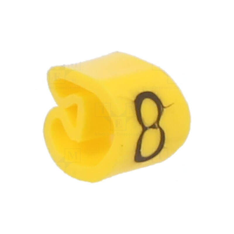 Markere Galbene pentru Marcaj PVC 2,5-5mm | Electronic-mag.ro | Componente Electronice
