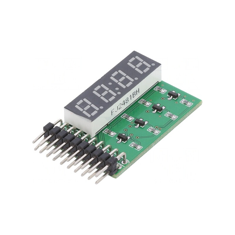 Afișaj LED cu 4 cifre pentru număr de car | Electronic-mag.ro | Componente Electronice