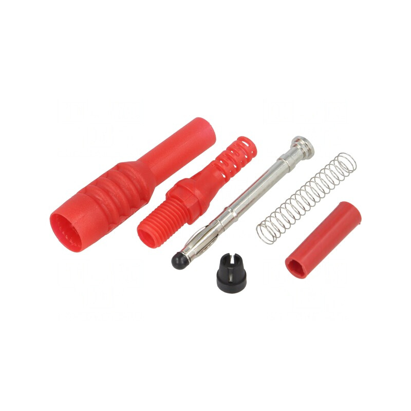 Mufă banană 4mm roșie cu capac glisant 10A 1kVAC | Electronic-mag.ro | Componente Electronice Mufă banană 4mm roșie cu capac glisant 10A 1kVAC | Electronic-mag.ro | Componente Electronice
