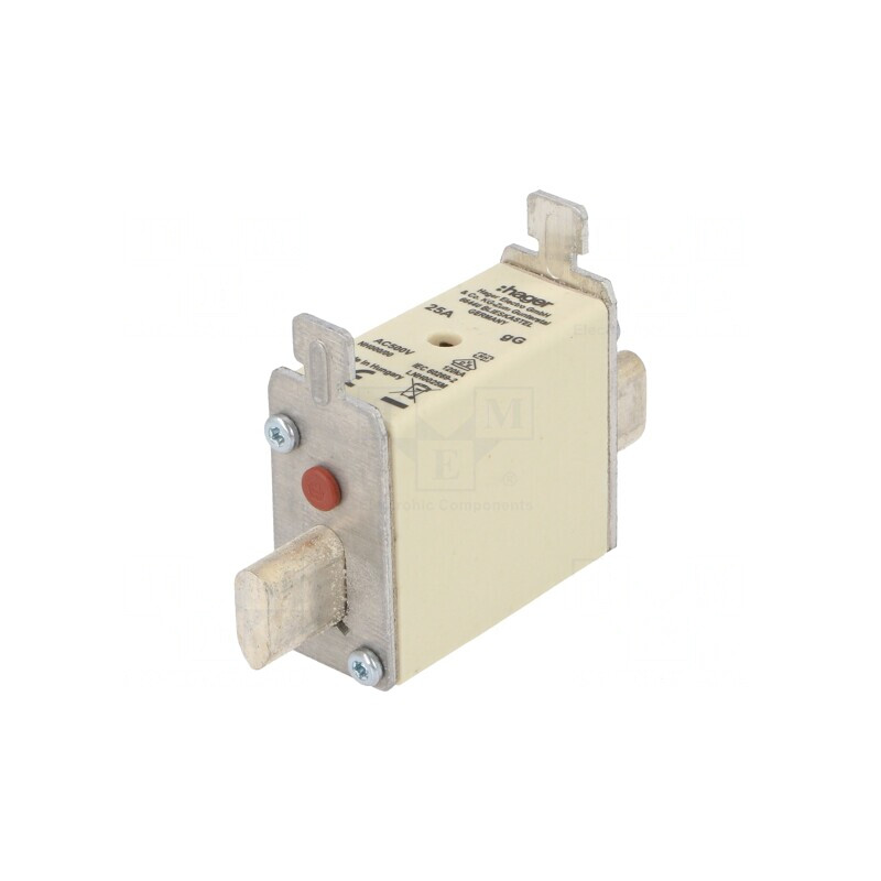 Siguranță industrială gG 25A 500VAC NH000 | Electronic-mag.ro | Componente Electronice