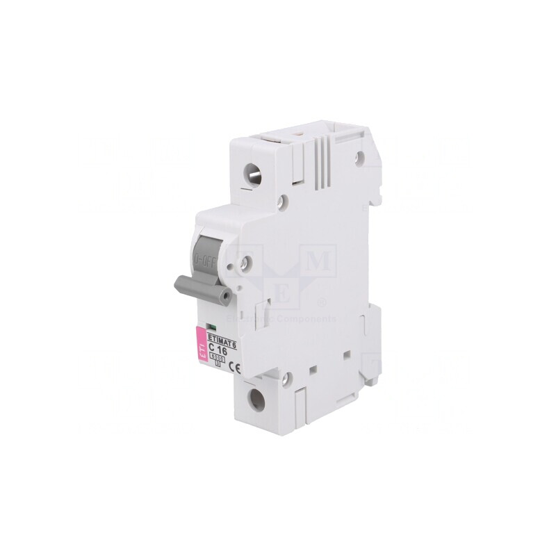 Întrerupător Supracurent 16A 1P 6kA 230/400V | Electronic-mag.ro | Componente Electronice