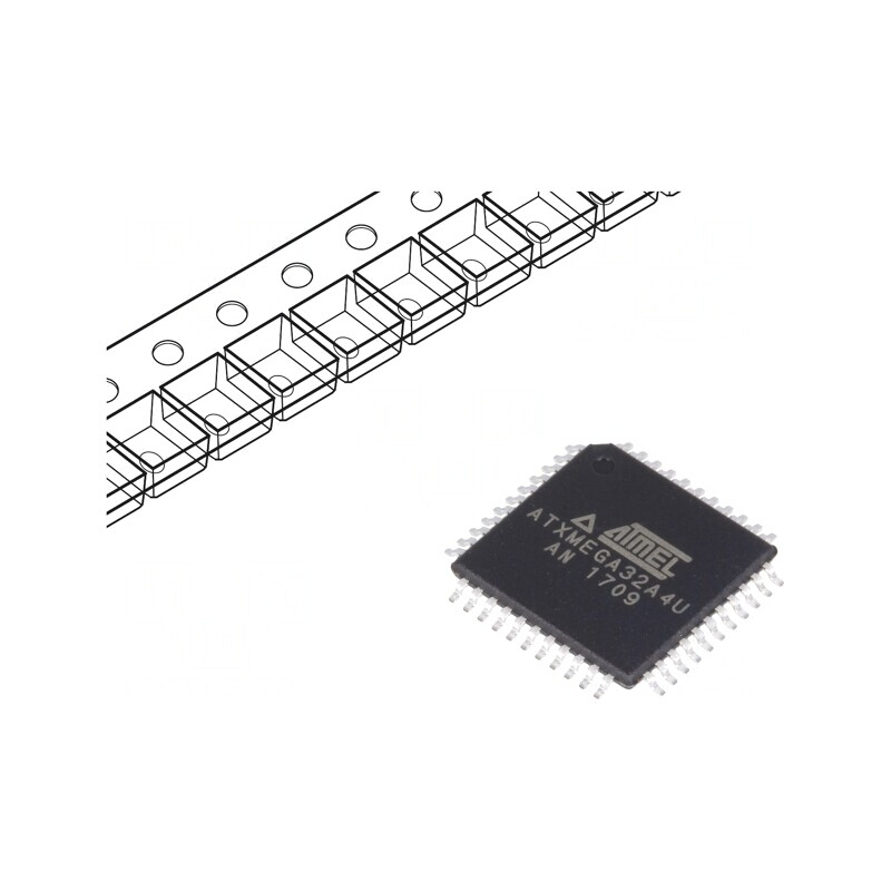Microcontroler AVR TQFP44 ATXMEGA | Electronic-mag.ro | Componente Electronice