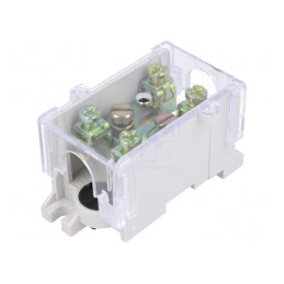 Regletă de conexiuni terminal cu şurub 25mm2 101A 1 pistă | Electronic-mag.ro | Componente Electronice