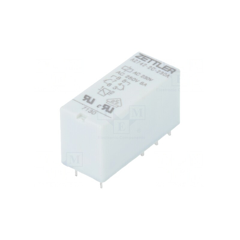 Releu Electromagnetic DPDT 230VAC 10A 8A/250VAC | Electronic-mag.ro | Componente Electronice