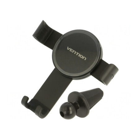 Suport Auto Negru pentru Grilă de Ventilație 4,7-7,2 Inch | Electronic-mag.ro | Componente Electronice