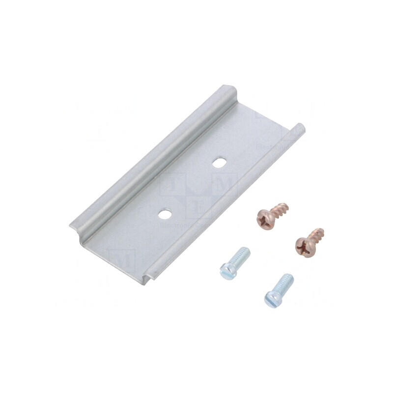 Şină DIN oţel 35mm x 7,5mm x 81mm pentru carcase | Electronic-mag.ro | Componente Electronice