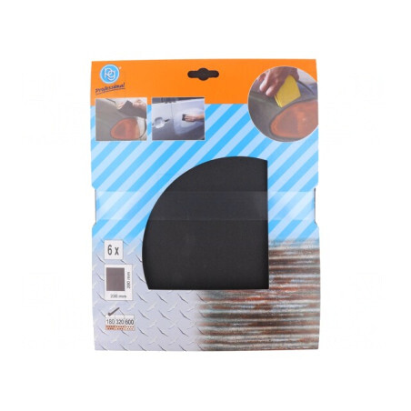 Șervețel Șmirghel Granularitate 180 230x280mm 6buc | Electronic-mag.ro | Componente Electronice