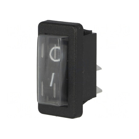 ROCKER SPST ON-OFF 16A 250VAC Neagră | Electronic-mag.ro | Componente Electronice