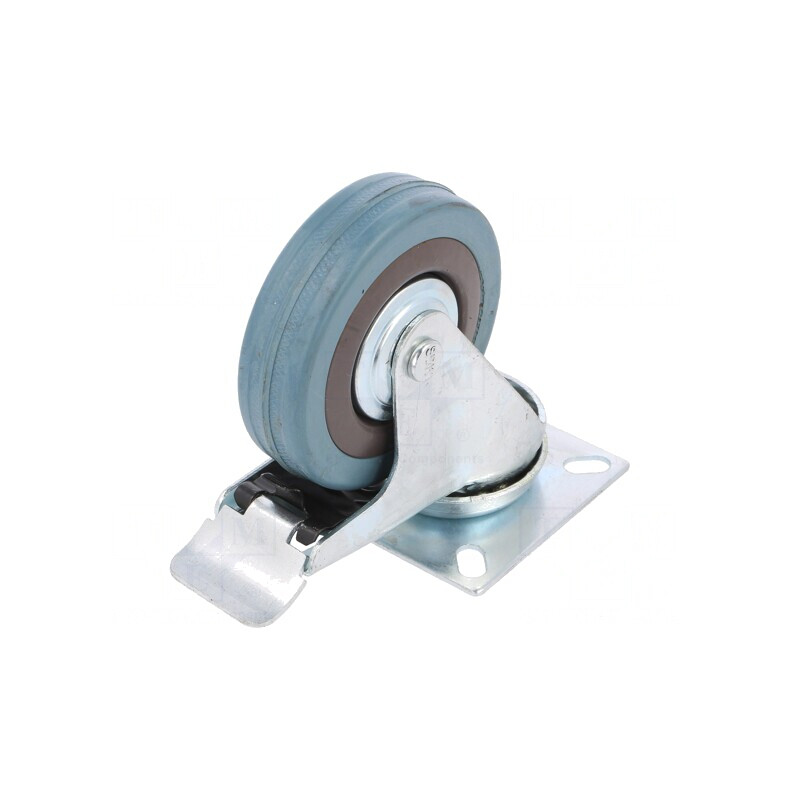 Roată de transport 75mm cu placă de montare | Electronic-mag.ro | Componente Electronice